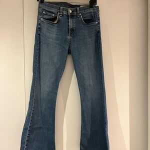 rag & bone Flare Blue Jeans
